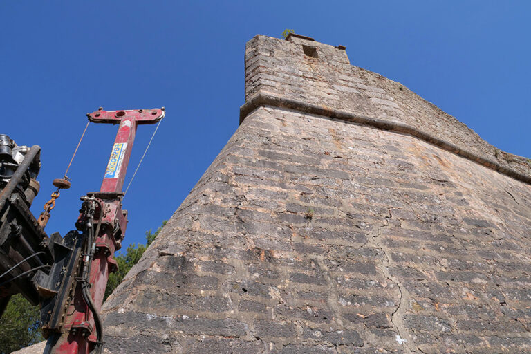 Forte de S. Filipe | Obras consolidação da encosta