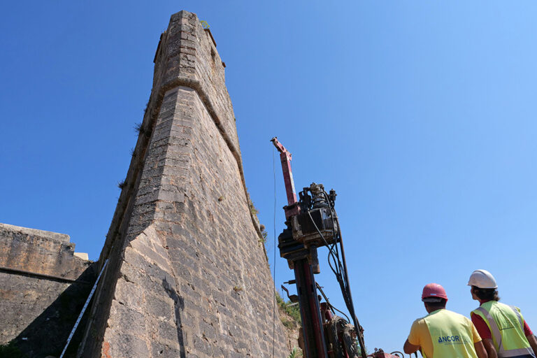 Forte de S. Filipe | Obras consolidação da encosta