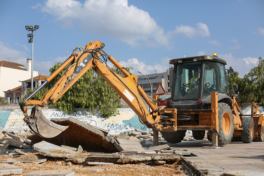 Obras no Largo de Jesus