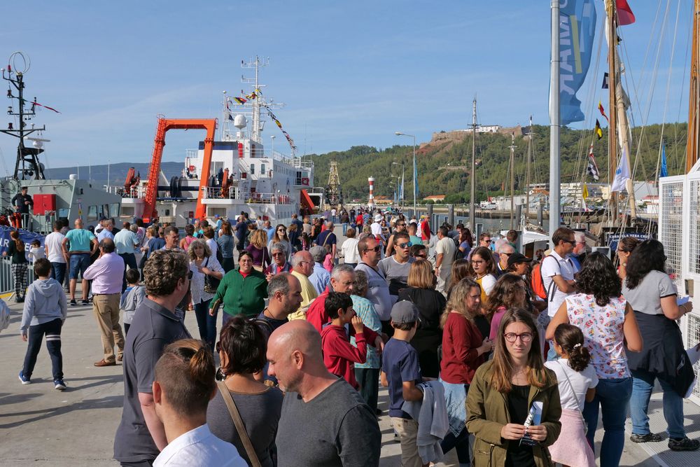 Visitas escolares aos navios Sagres e Mar Portugal - Semana do Mar