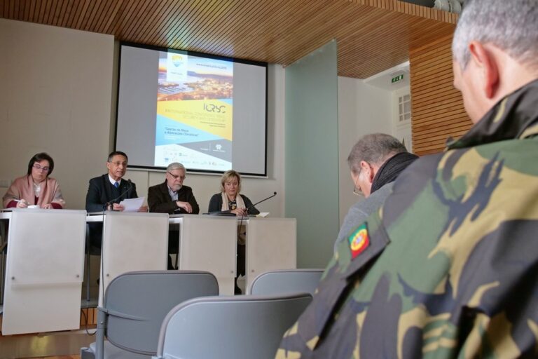 Conferência Internacional Riscos, Segurança e Cidadania - conferência imprensa - Casa Baía