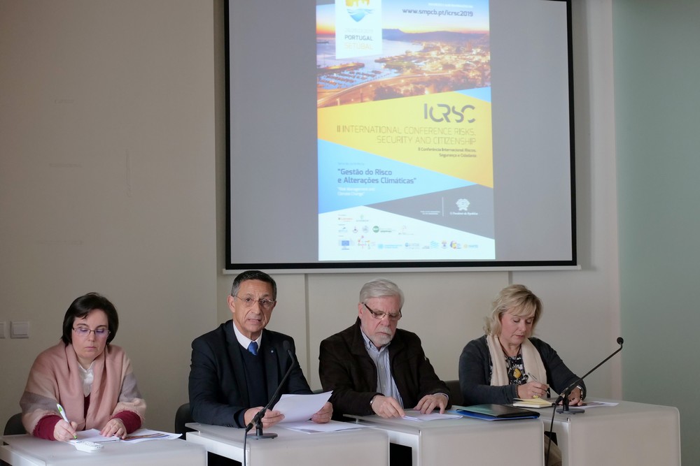 Conferência Internacional Riscos, Segurança e Cidadania - conferência imprensa - Casa Baía