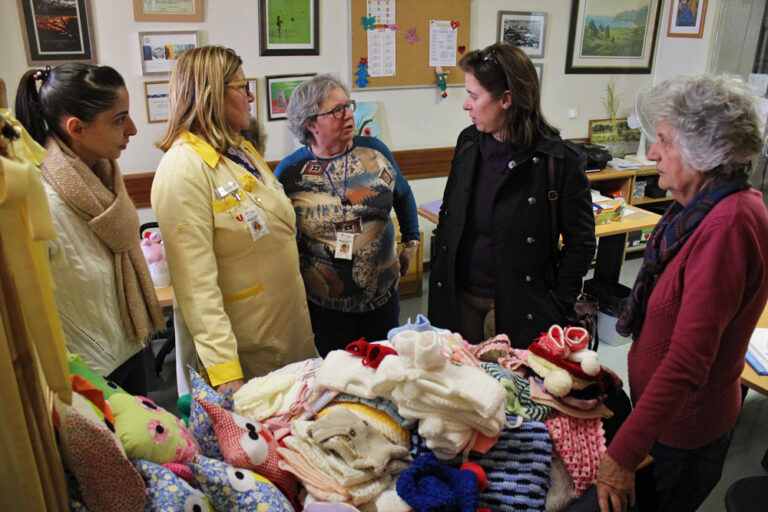 Centro Comunitário - utentes apoiam maternidade com enxoval