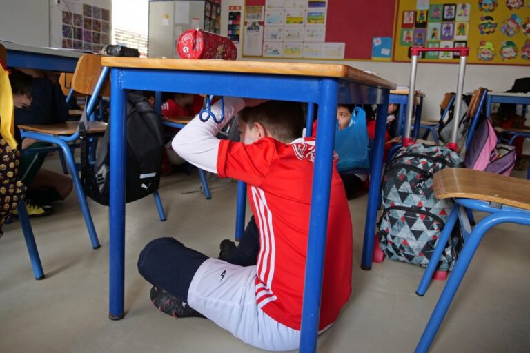 Evacuação da Escola Básica de Santa Maria - Setúbal Resiliência +, Os Dias da Segurança