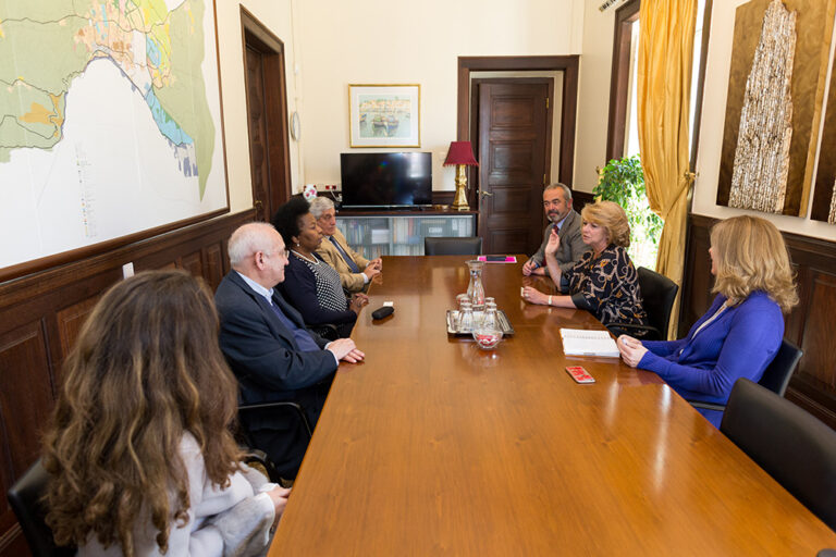 Receção a diretora nacional do Ministério da Saúde de Moçambique