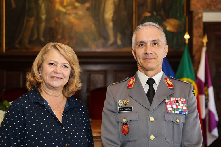 Receção ao chefe do Estado-Maior do Exército