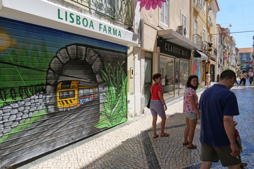 Montras com Arte - Baixa de Setúbal - primeira ação
