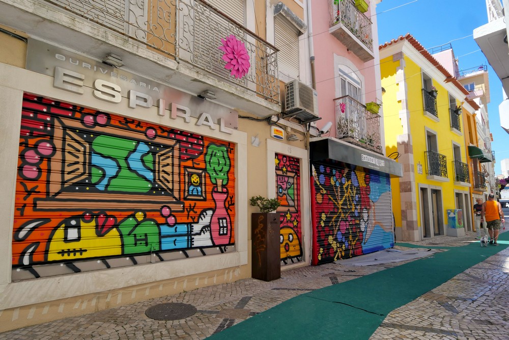 Montras com Arte - Baixa de Setúbal - primeira ação