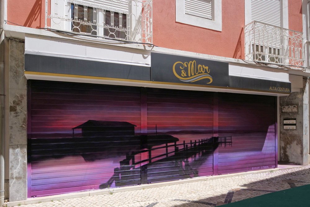 Montras com Arte - Baixa de Setúbal - primeira ação