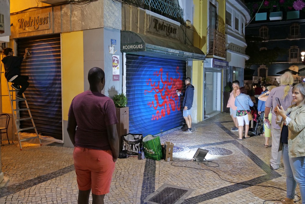 Montras com Arte - Baixa de Setúbal - primeira ação