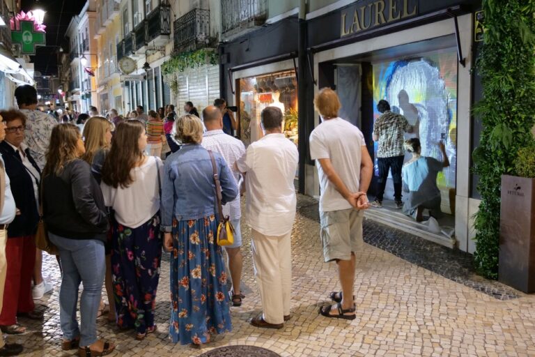 Montras com Arte - Baixa de Setúbal - primeira ação