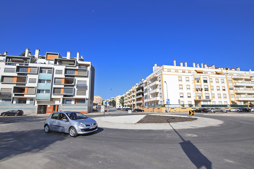 Novo esquema de circulação entrada norte da Avenida dos Ciprestes