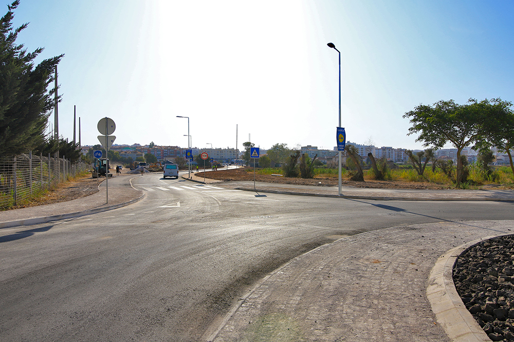 Novo esquema de circulação entrada norte da Avenida dos Ciprestes