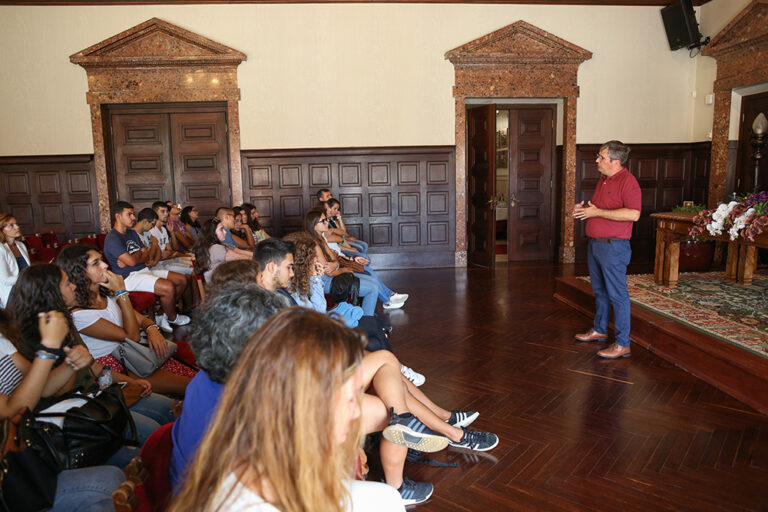 Receção a alunos da Escola Superior de Saúde - IPS