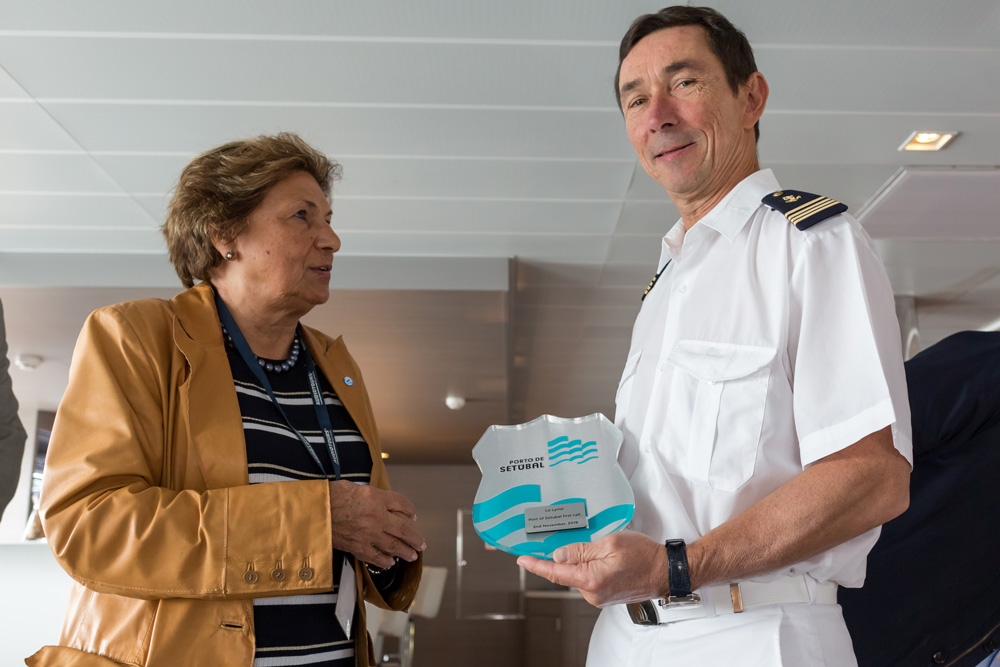 Le Lyrial - partida do porto de Setúbal