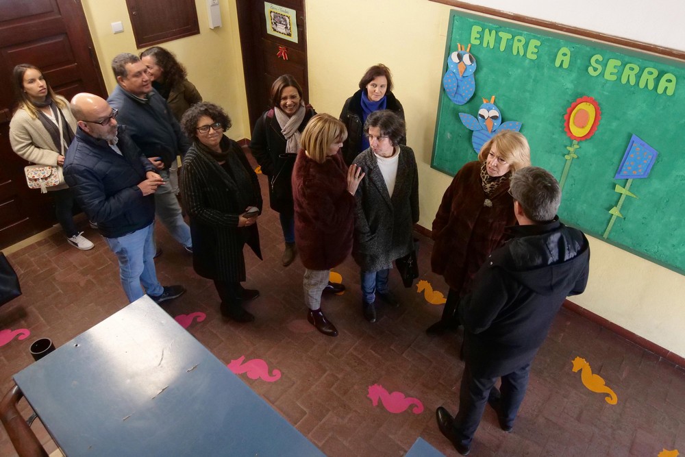 Executivo visita escolas - EB n.º 9 Casal das Figueiras