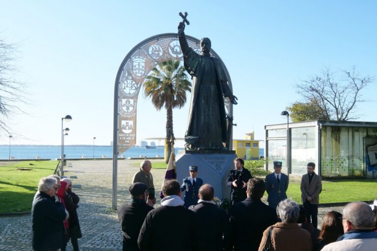 Comemorações São Francisco Xavier 2019 - deposição de flores