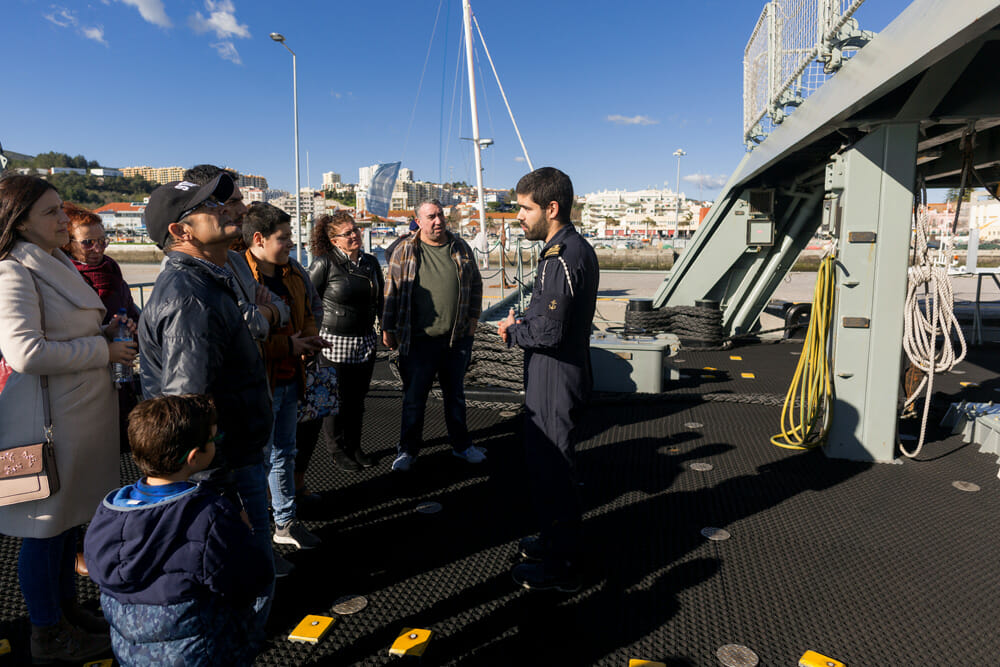 Visita do navio NRP Sines