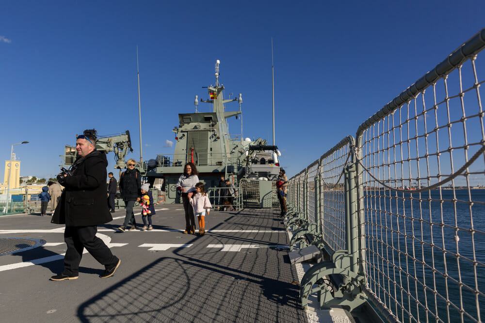 Visita do navio NRP Sines
