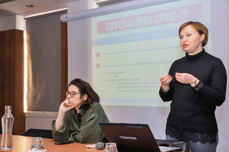 Sessão esclarecimento sobre coronavírus Covid-19