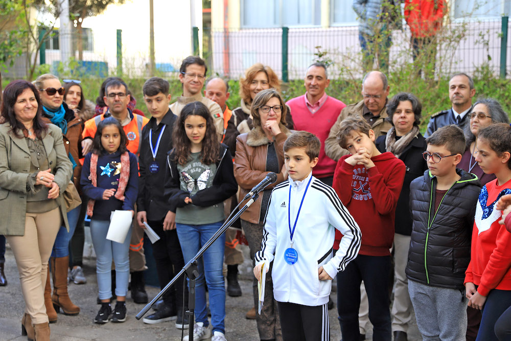 Mural alterações climáticas - inauguração