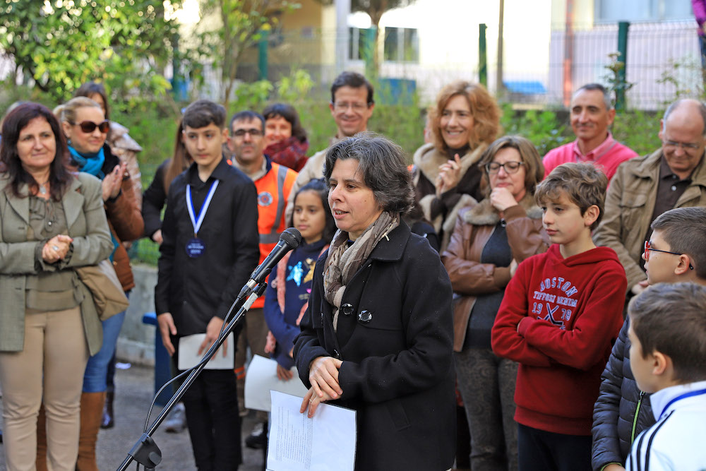 Mural alterações climáticas - inauguração