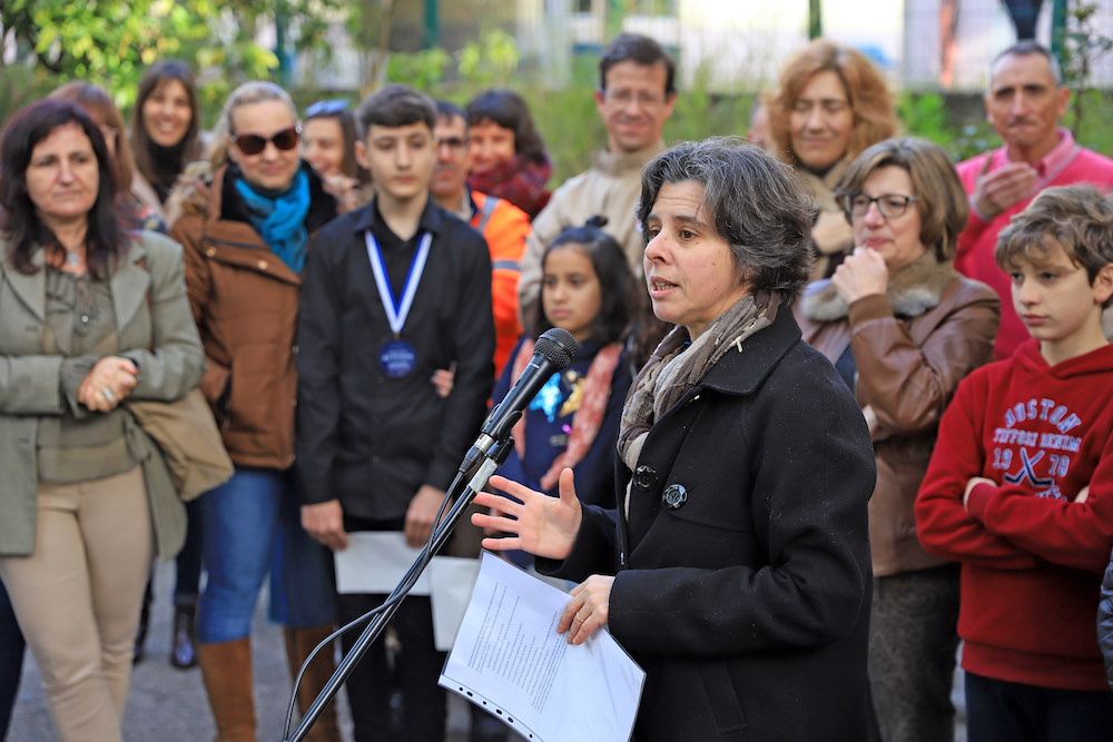 Mural alterações climáticas - inauguração