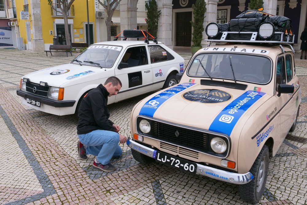 UniRaid 2020 - partida da Praça de Bocage