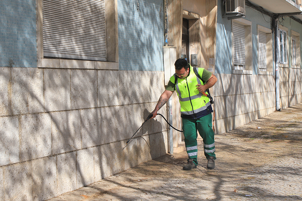Coronavírus Covid-19 | limpeza e desinfeção de ruas | 26 de março