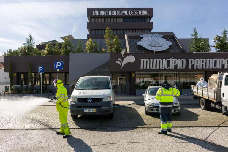 Coronavírus Covid-19 | limpeza e desinfeção de ruas | 26 de março