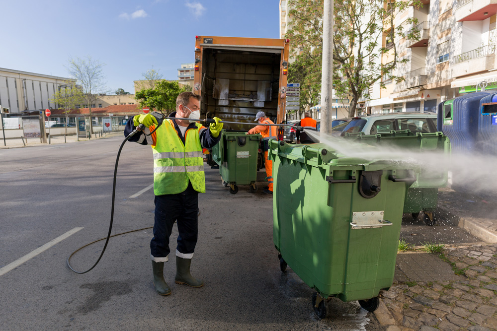 Coronavírus Covid-19 | limpeza e desinfeção de ruas | 26 de março
