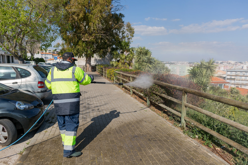 Coronavírus Covid-19 | limpeza e desinfeção | 27 de março | Bairro dos Pescadores