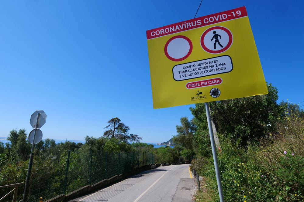 Coronavírus Covid-19 | sinalização frente ribeirinha