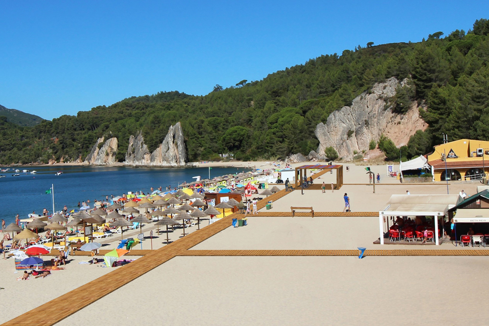 Praia Acessível - Albarquel - montagem virtual