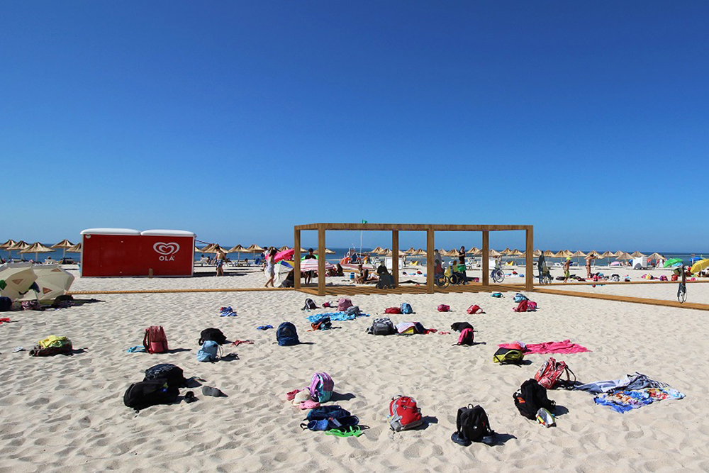 Praia Acessível - Figueirinha - montagem virtual