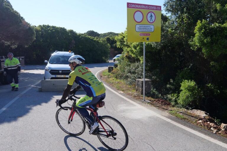 Coronavírus Covid-19 | sinalização frente ribeirinha