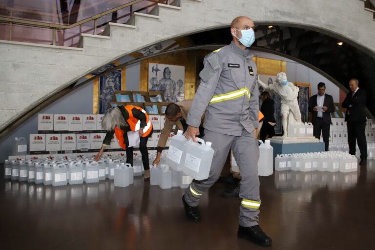 Coronavírus Covid-19 | Entrega de materiais de proteção | Bacalhôa Vinhos
