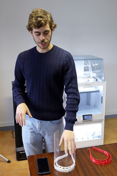 Coronavírus Covid-19 | Fan 3D | empresa produz viseiras