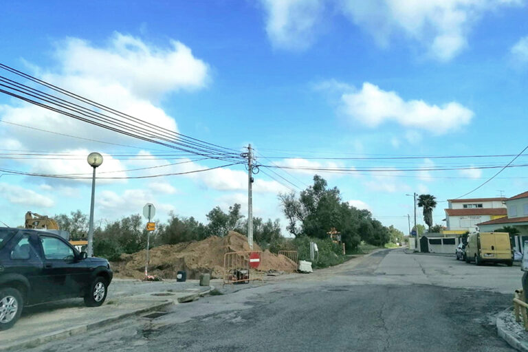 Obras | beneficiação da Rua 9 de Abril