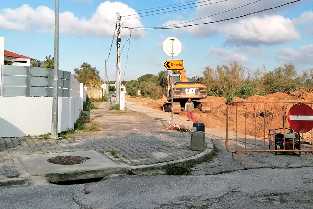 Obras | beneficiação da Rua 9 de Abril