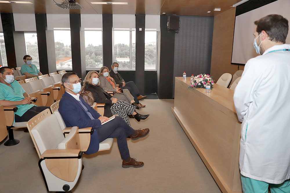 Coronavírus Covid-19 | Visita da Presidente a instituições | Hospital da Luz