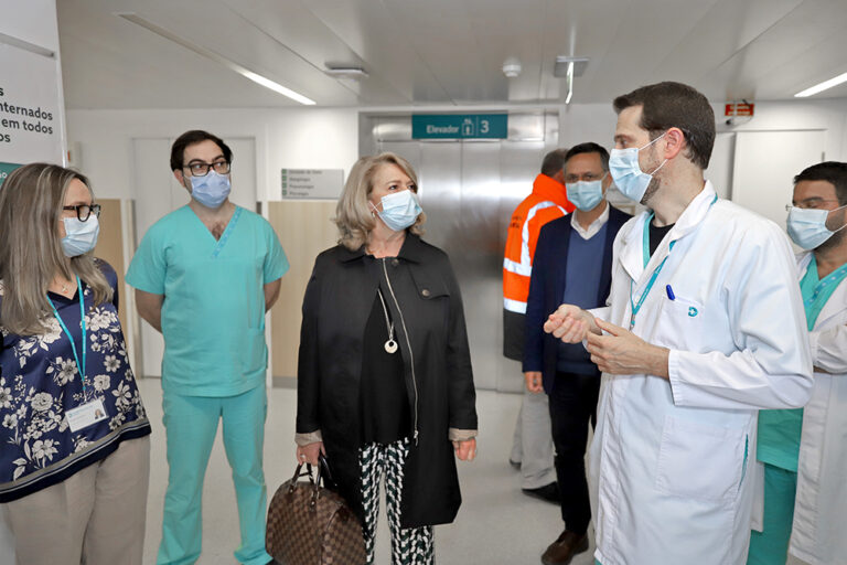 Coronavírus Covid-19 | Visita da Presidente a instituições | Hospital da Luz