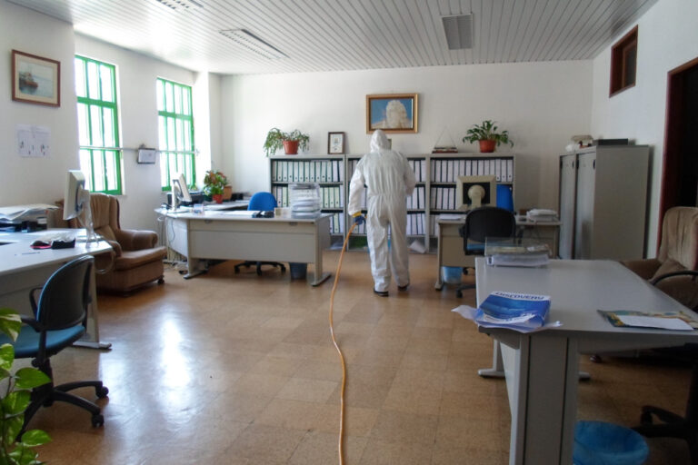 Covid-19 | Coral Luísa Todi | Ação de desinfeção