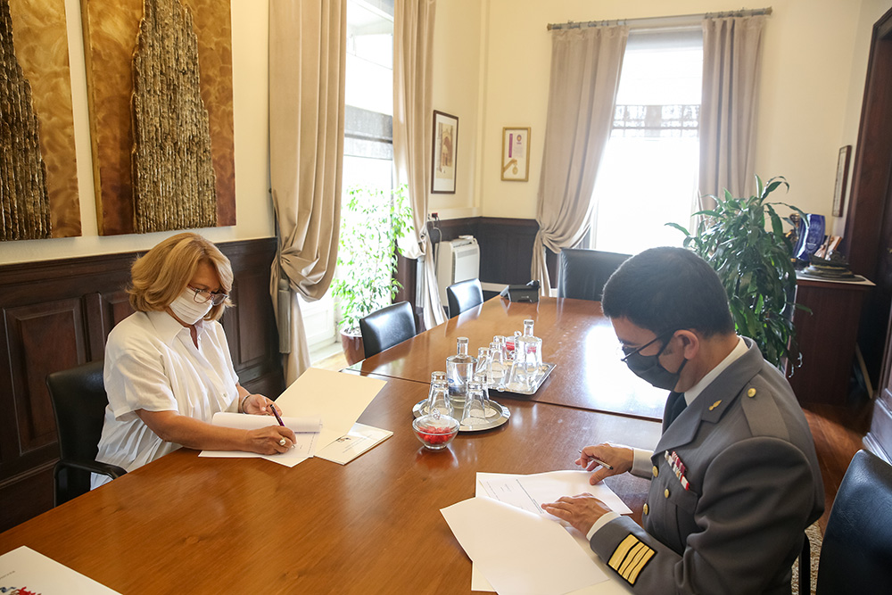 Clube Militar de Oficiais de Setúbal | Assinatura de Auto de Entrega