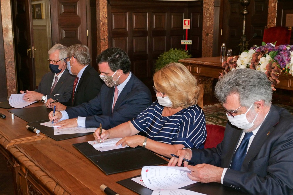 Obras encosta do Forte de São Filipe - Protocolo