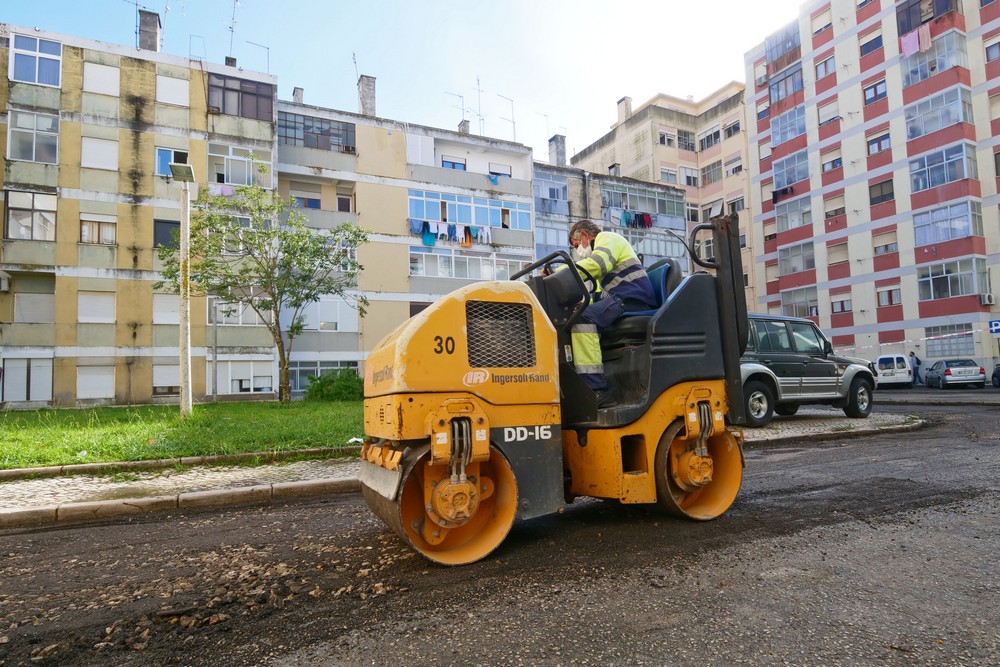 Repavimentações | Bairro do Montalvão | Praceta Manuel Envia