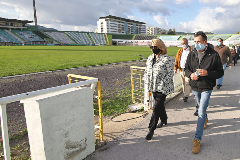 Visita técnica da Câmara Municipal de Setúbal ao Estádio do Bonfim