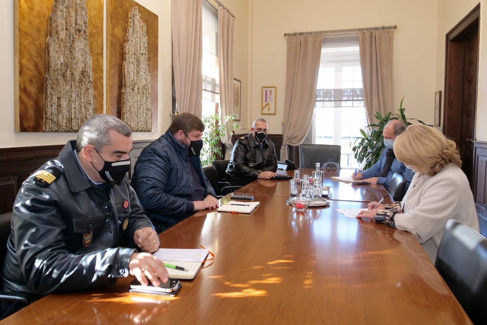 Reunião entre a Comissão Distrital de Proteção Civil de Setúbal e a Federação dos Bombeiros do Distrito de Setúbal