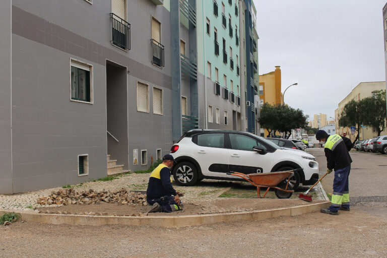 Requalificação de passeio na Rua da Esperança | Foto da JFSS