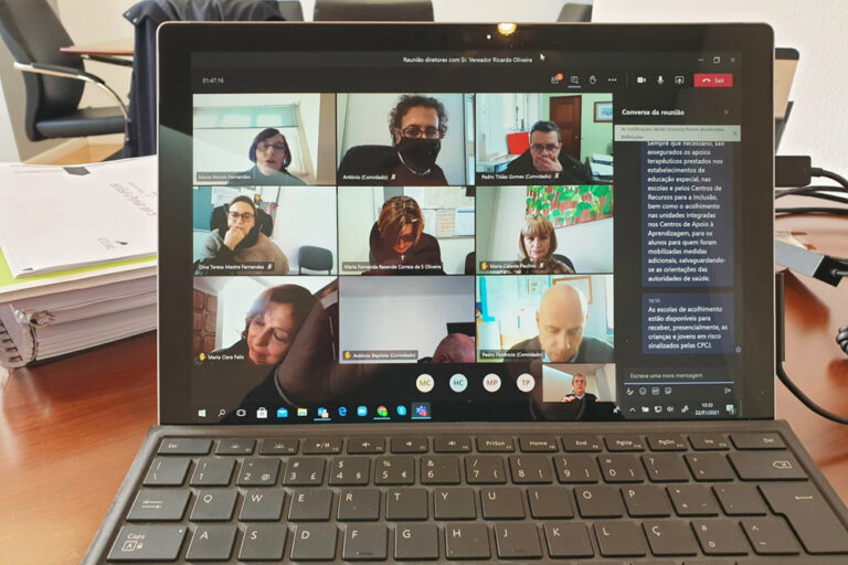 Covid-19 | Reunião com diretores de escolas do concelho